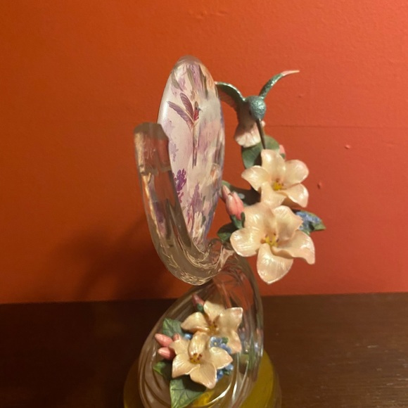 Lena liu Bradford Exchange Ltd Edition Enchanted Garden Hummingbird. - Picture 2 of 5
